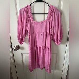 Pink Babydoll Dress